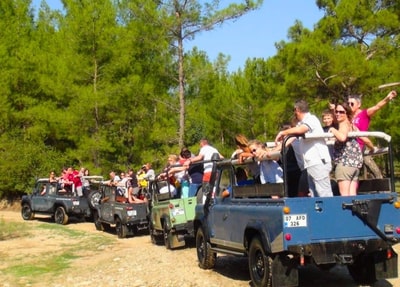 Antalya Jeep Safari and Rafting Tour