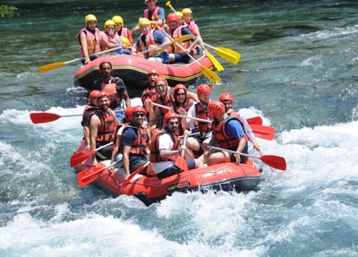 Alanya Jeep Safari + Zipline + Rafting Tour