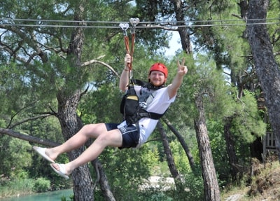 Alanya Zipline + Rafting Tour
