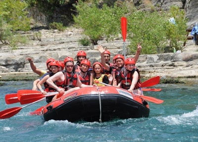 Belek Tazi Canyon + Jeep Safari + Zipline + Rafting Tour