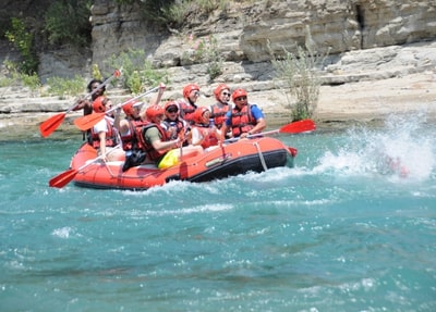Manavgat Tazı Canyon + Jeep Safari Zipline and Rafting Tour